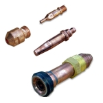 Nozzles for gas cutting torches