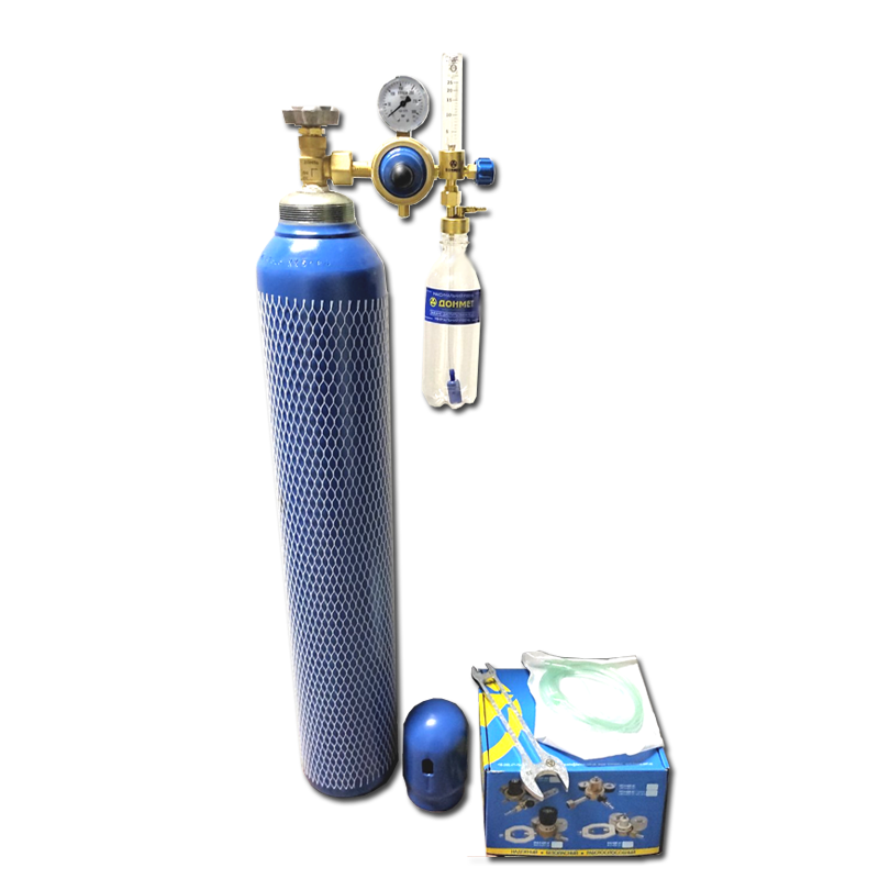 Oxygen supply system for emergency therapy (10 L)